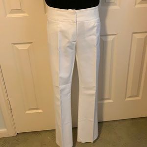 NWOT Rafella classic style barely off white slacks